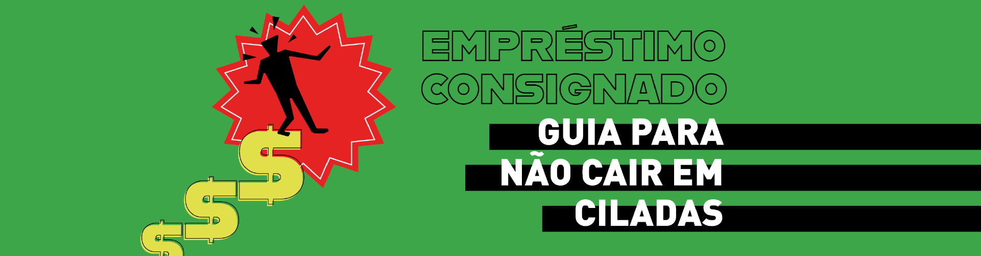 Descrição da imagem - ilustração de uma pessoa sobre um sinal de alerta vermelho e símbolos de